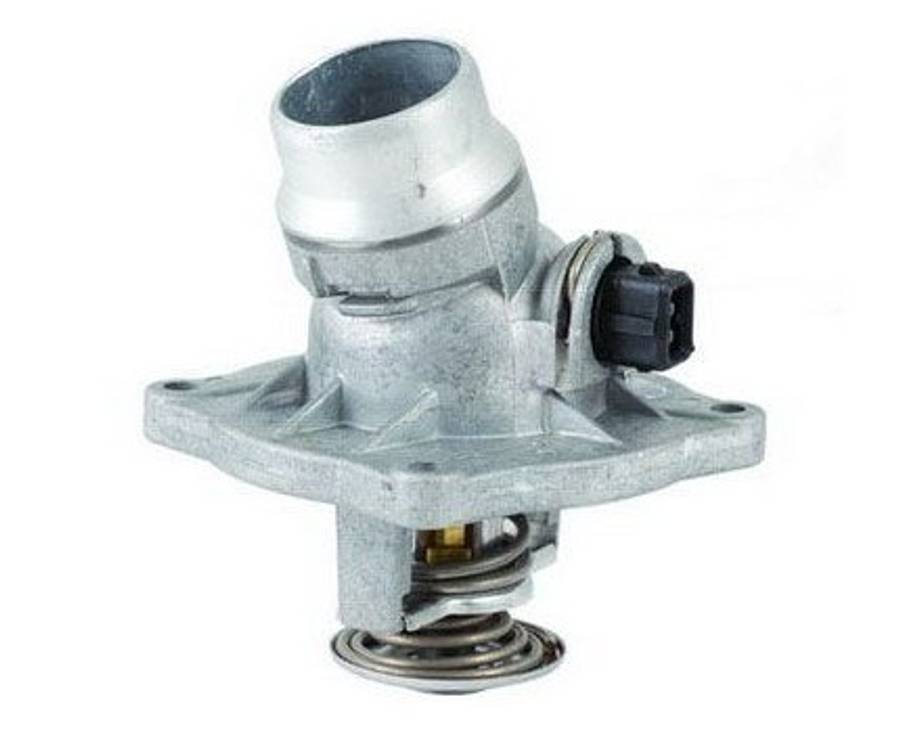 Land Rover thermostat with housing, 2 PIN ANGLED NECK