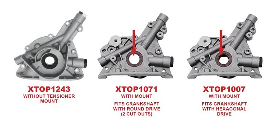 Opel oil pump RND DRIVE+TENSIONER HOLE