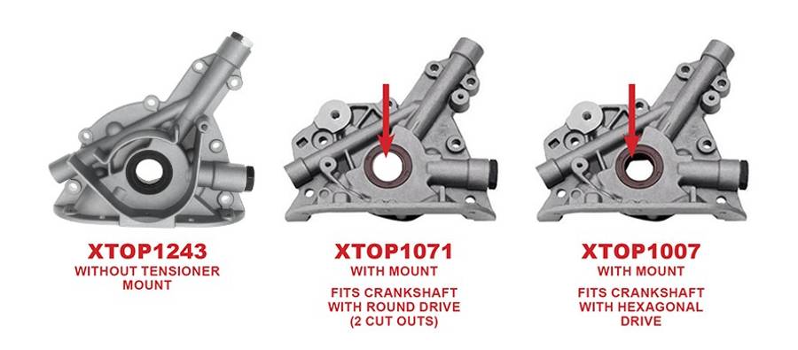 Opel oil pump W/O TENSIONER HOLE