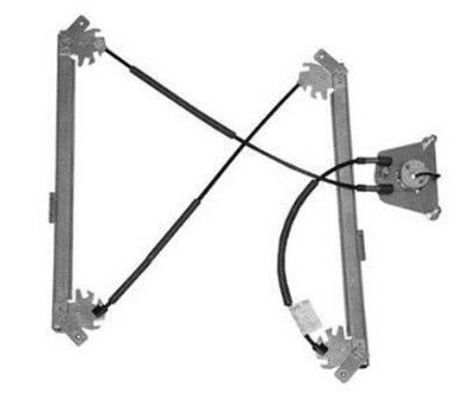 Audi window regulator-RF w/o motor vehicles with 4 doors