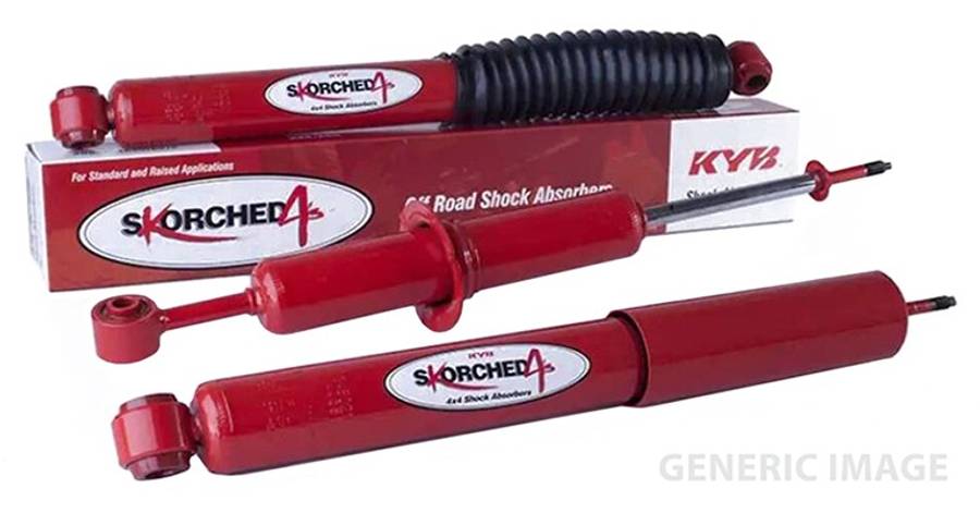 Mazda KYB shock absorber-gas-rear L or R 4x4 and raised vehicles