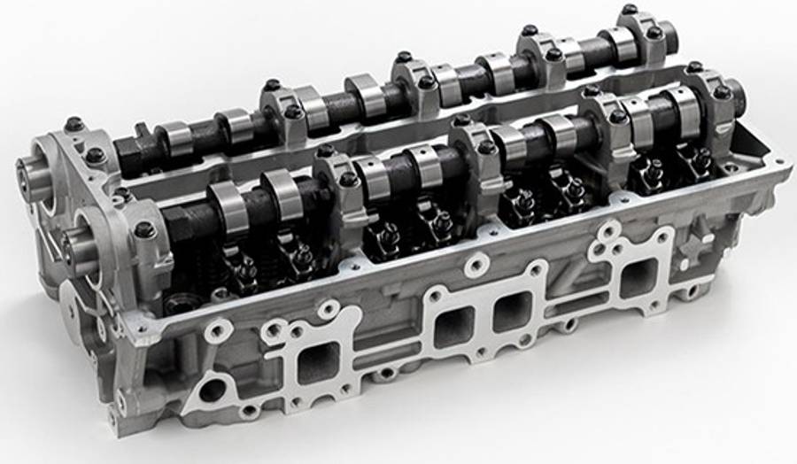 Mazda cylinder head - assembled