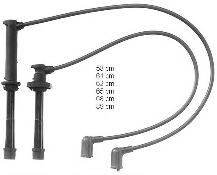 Mazda ignition leads set 6 LEAD SET