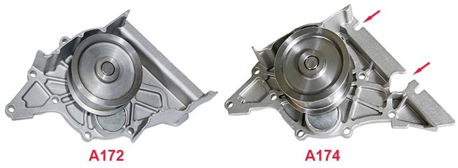 Audi water pump 33.5mm PULLEY