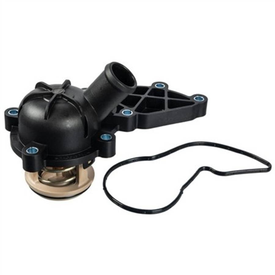 Audi thermostat with housing