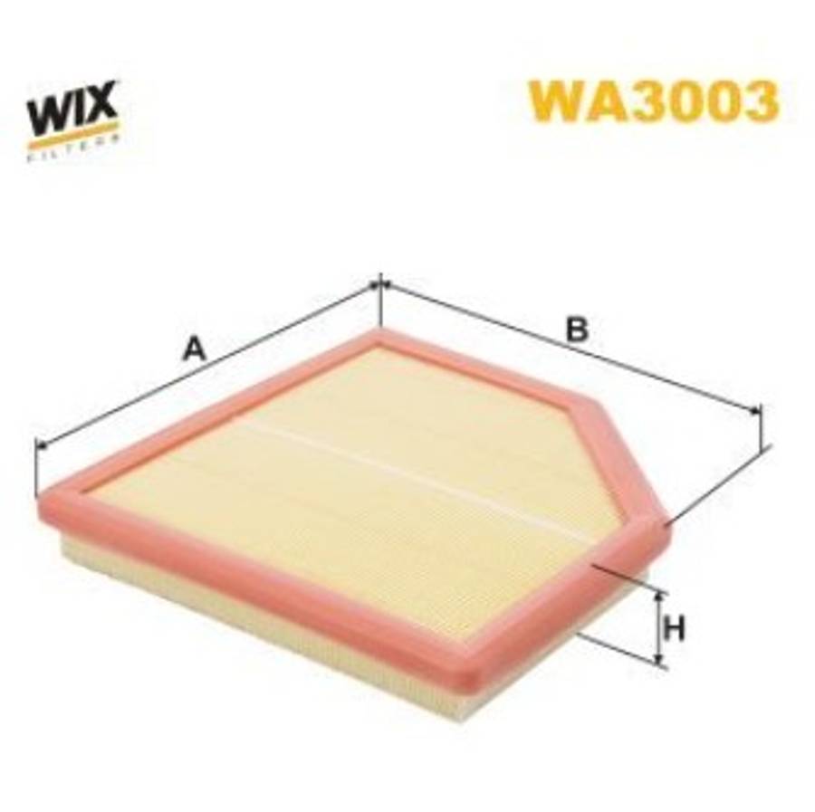 Mini filter - air - panel, 268x252x42