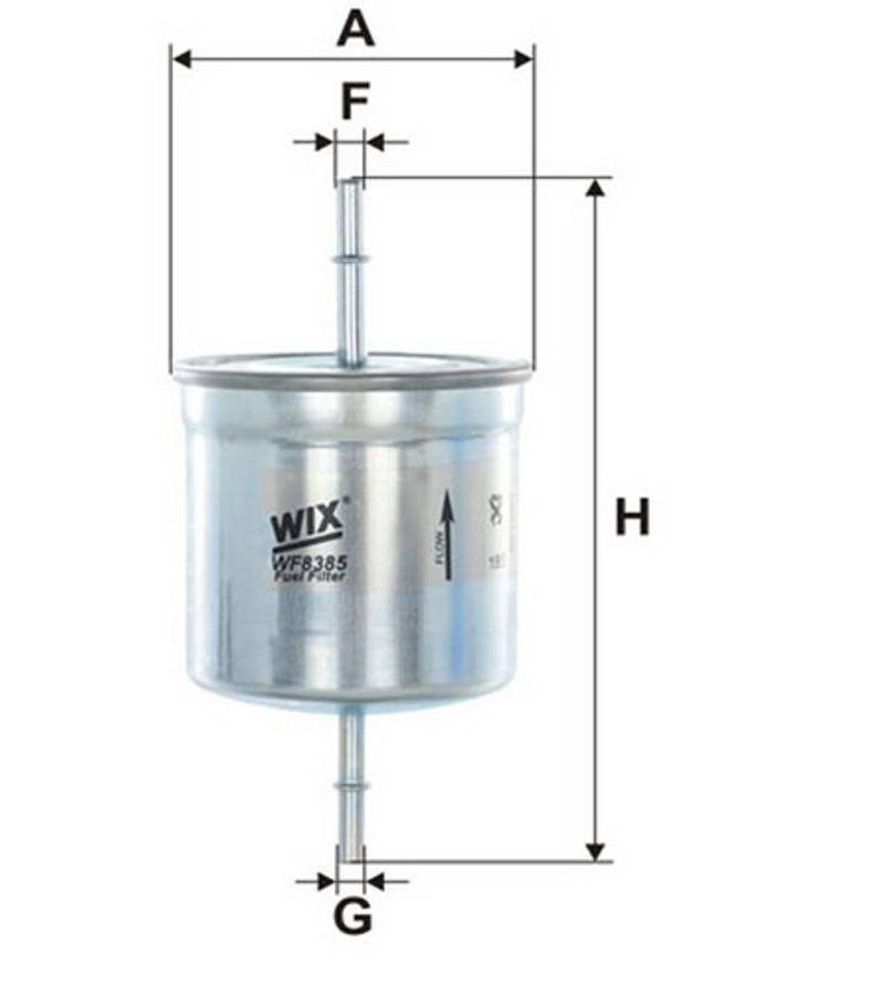 Volvo filter - fuel - EFI, 88x175x8