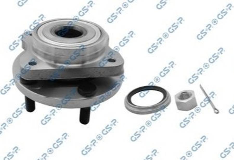 Chrysler wheel hub+bearing - front 140mm FLANGE 15" wheels