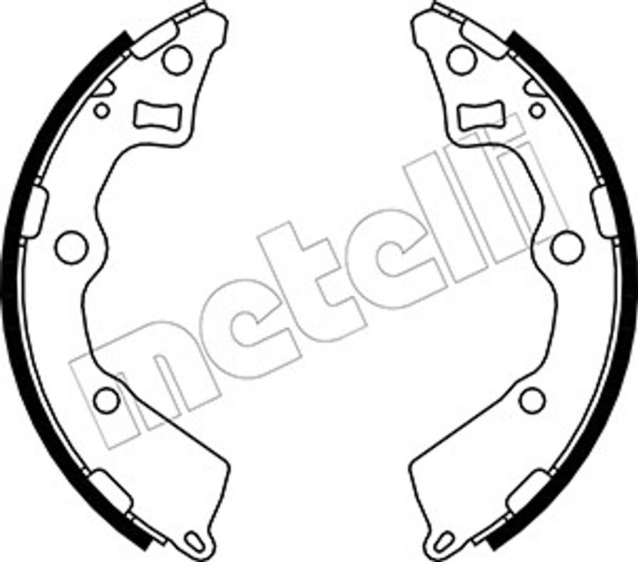 Kia brake shoe set - rear 180x32