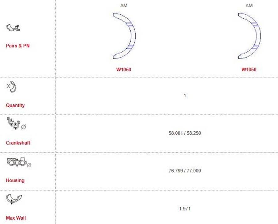 Kia thrust washer set 000