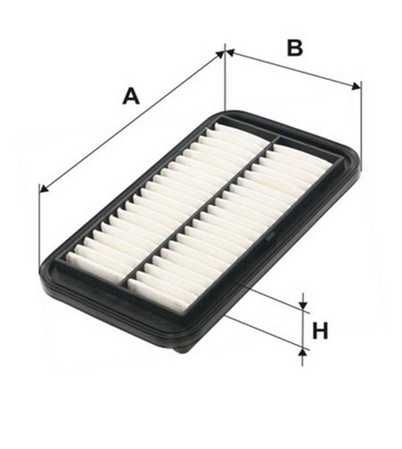 Suzuki filter - air - panel 244x145.5x38.5