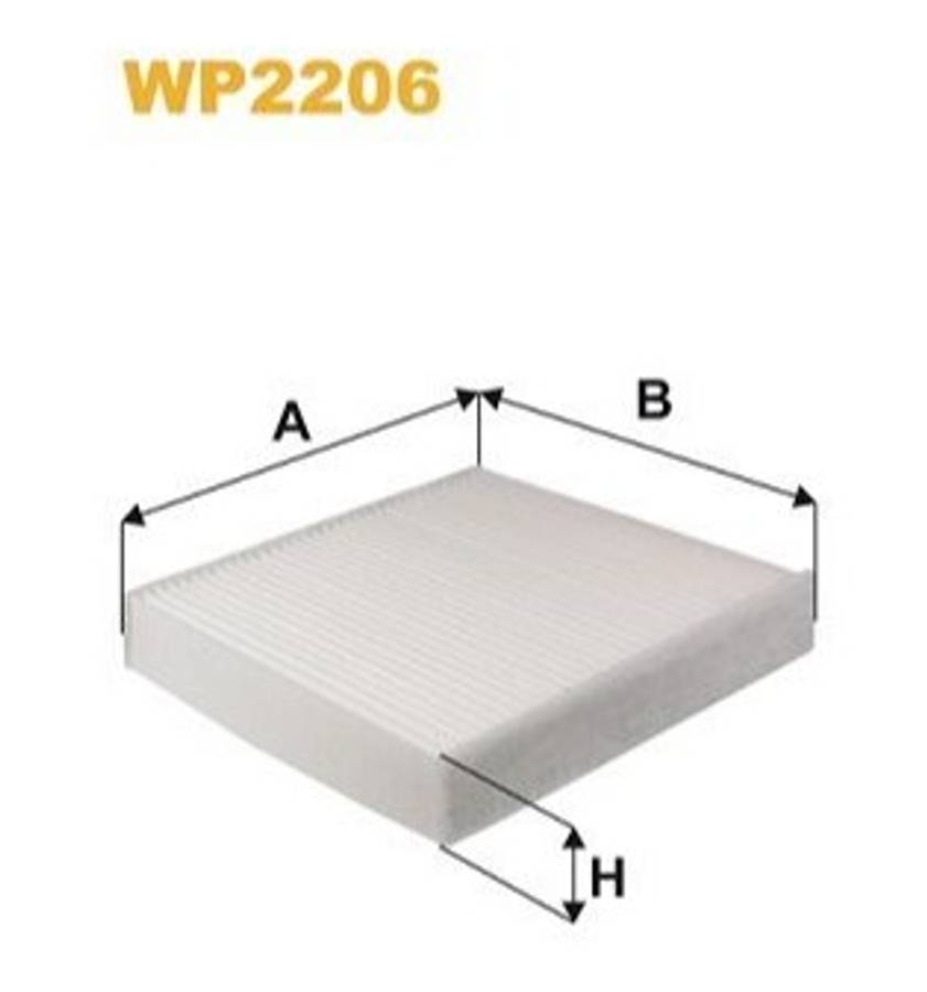 Suzuki filter - cabin - pollen 170x170x30