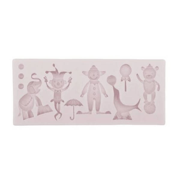 Circus Themed Silicone Mold - Clown