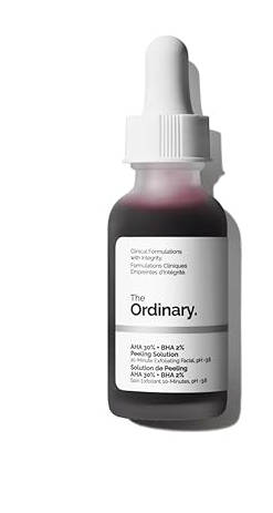 The Ordinary AHA 30% + BHA 2% Peeling Solution, Advanced Exfoliating Peel for Brighter Skin