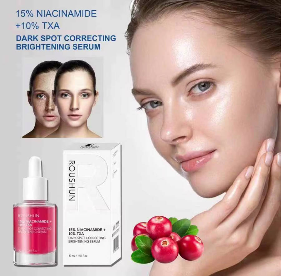 Roushun 15% Niacinamide + 10% TXA Serum  Dark Spot Correcting &amp; Brightening Formula (30ml)