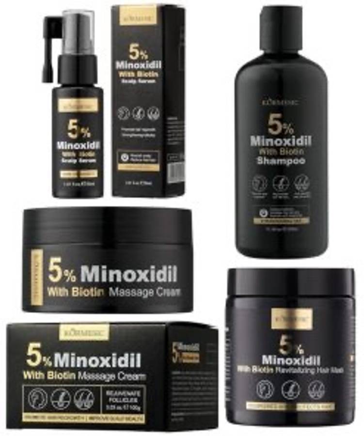 Kormesic 5% Minoxidil with Biotin Hair Care Set