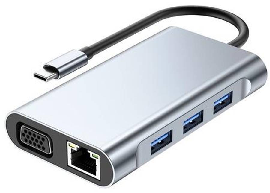 USB TYPE C 10 IN 1 DOCK