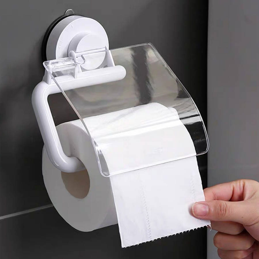 Bathlux Toilet Paper Holder Plastic Wall Mounted