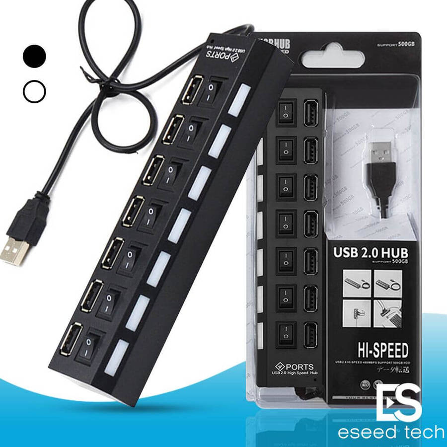 7 Ports HUB High Speed USB 2.0 Hub