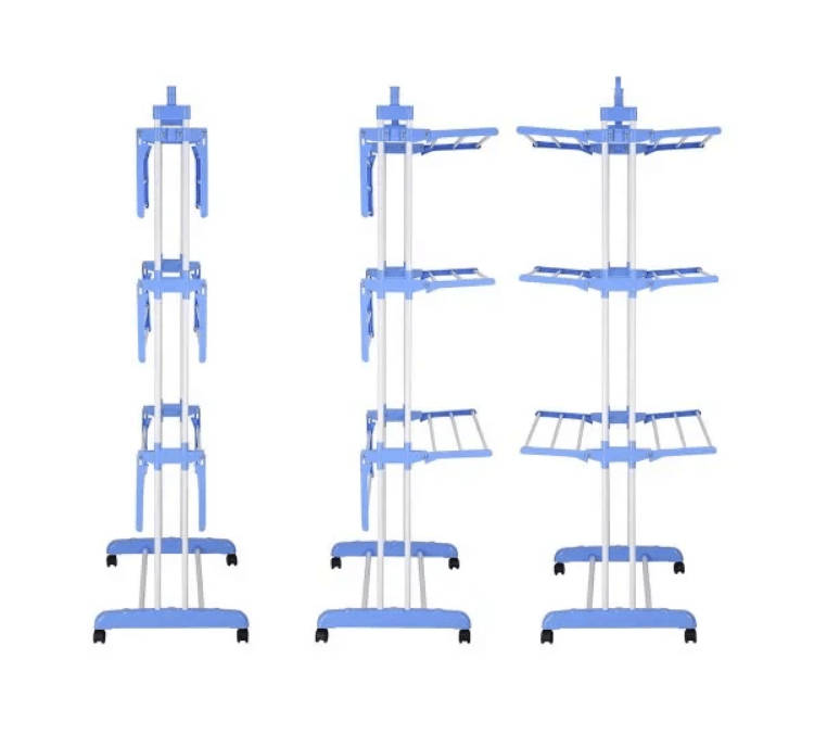 Foldable 3 Tier Clothes Rack Outdoor Indoor Airer