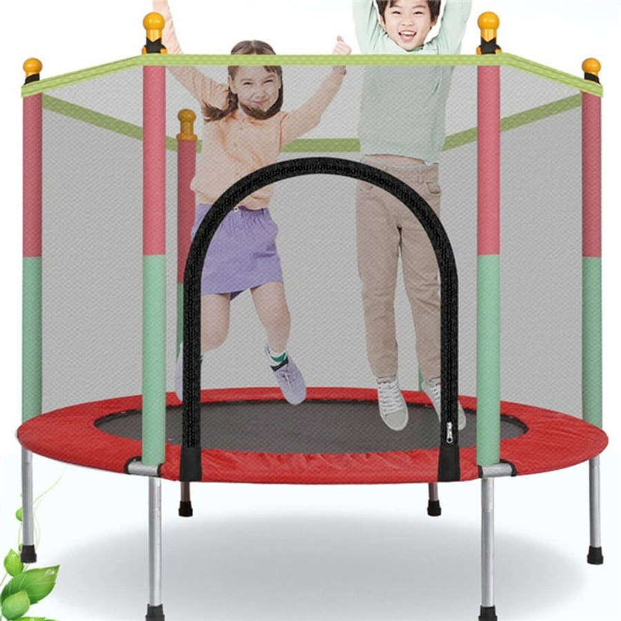 1.4m Kids Trampoline with Safety Net
