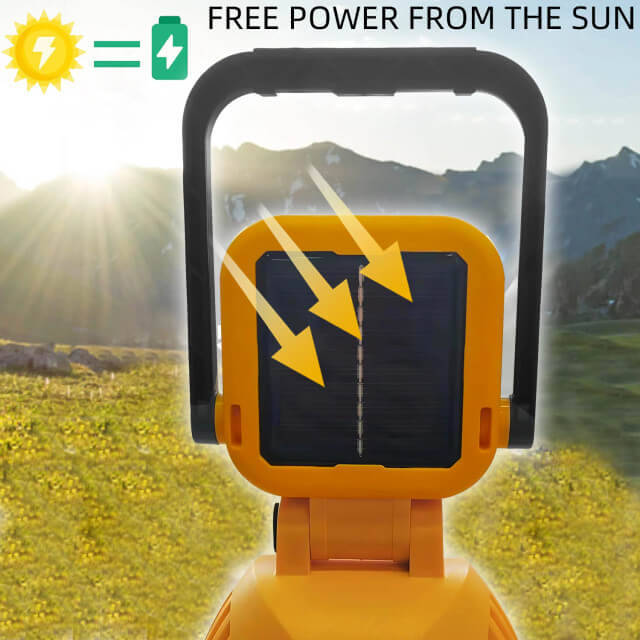 Handheld Solar Charging Emergency Lamp