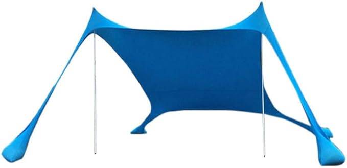 5 Pointed Aluminum Pop Up Beach Tent with Sand Anchor