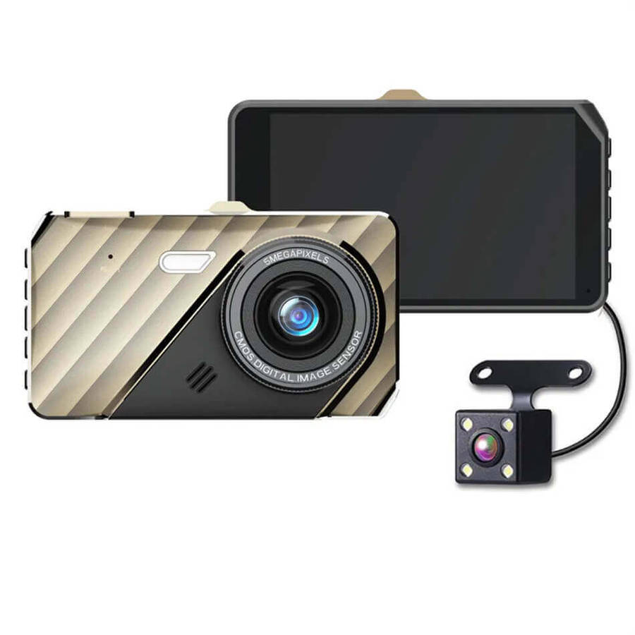 Dual Lens Car DVR Dash Cam Recorder
