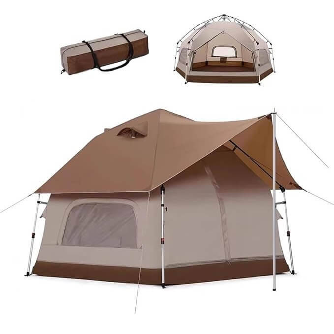 Double Layer Instant Pop-up Camping Tent