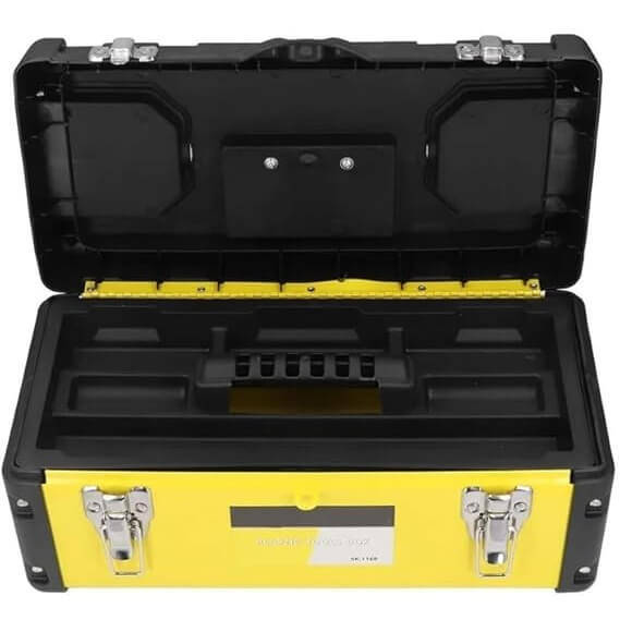 Stainless Steel Tool Box Storage Organiser 19 Inch