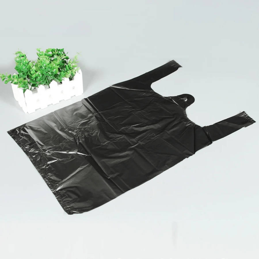 10*100pcs Mini Black Plastic Bags