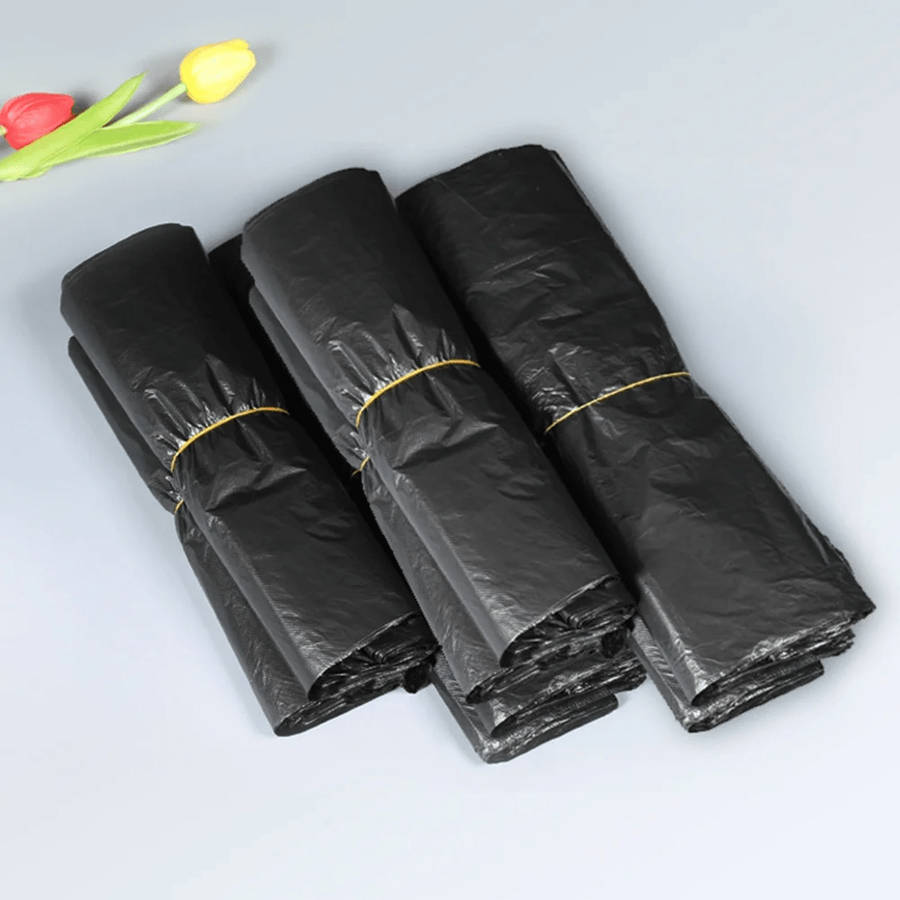 10*100pcs Mini Black Plastic Bags