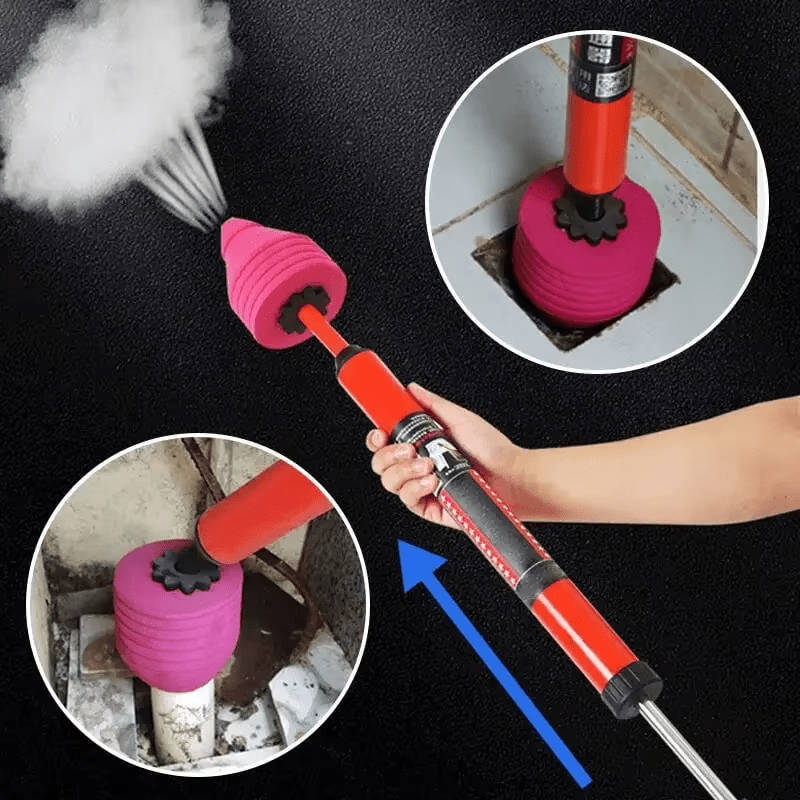 High Pressure Toilet Plunger Clog Remover