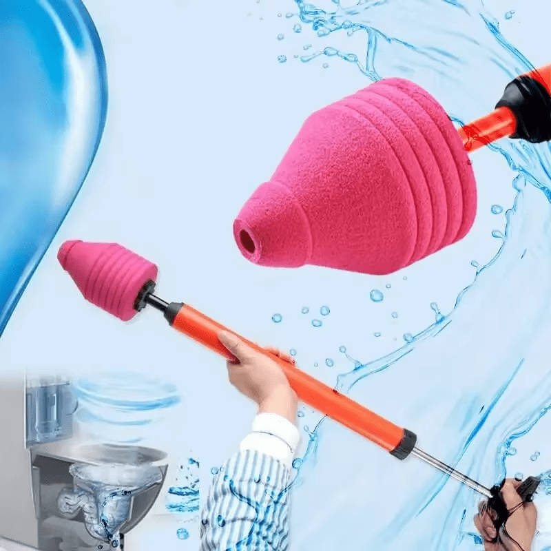 High Pressure Toilet Plunger Clog Remover