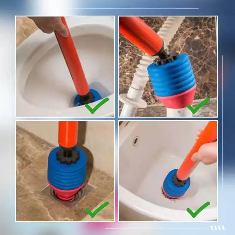 High Pressure Toilet Plunger Clog Remover