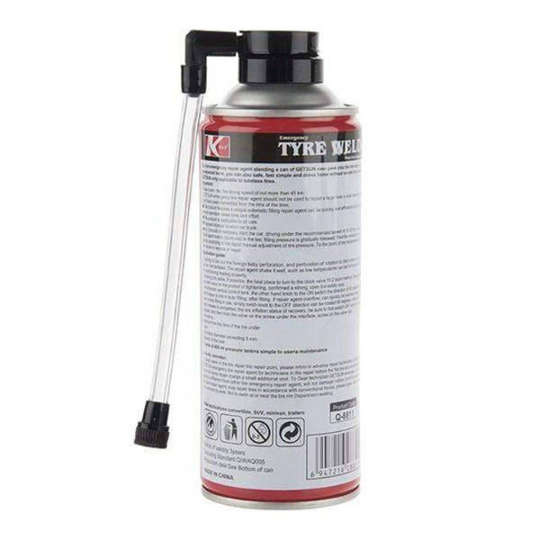 Emergency Tyre Weld Puncture Repair Liquid 450 ml