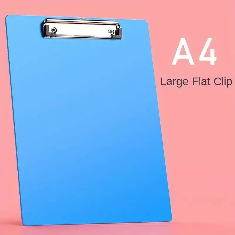 A4 Plastic Colorful Clipboard