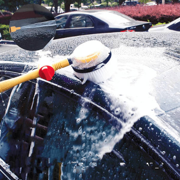 Rotating Foam Car Brush Wash Set