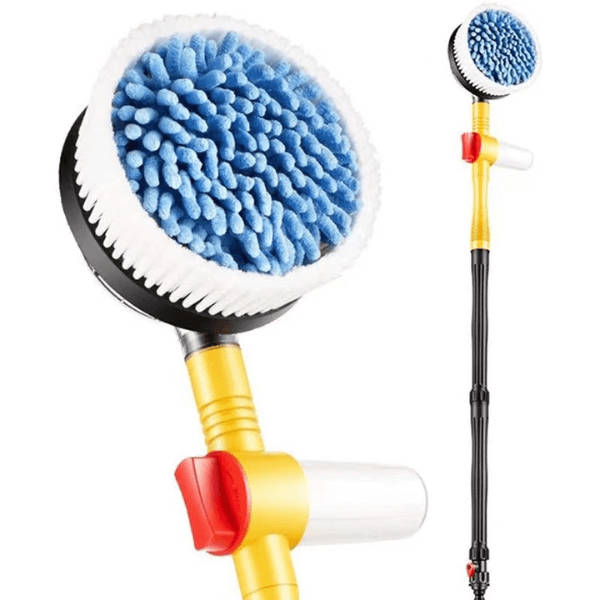 Rotating Foam Car Brush Wash Set
