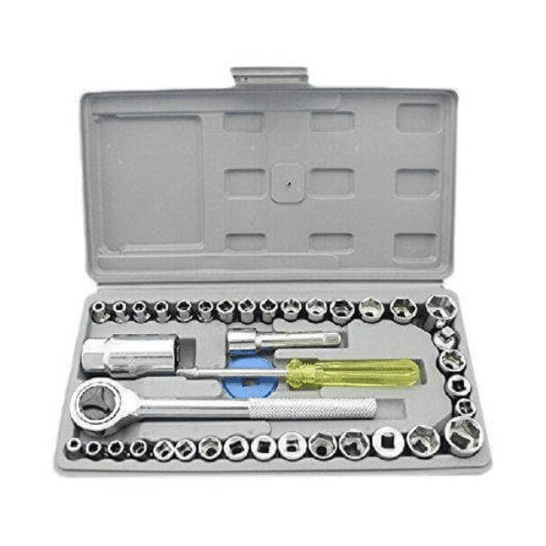 Small 40 Pcs Combination Socket Wrench Set
