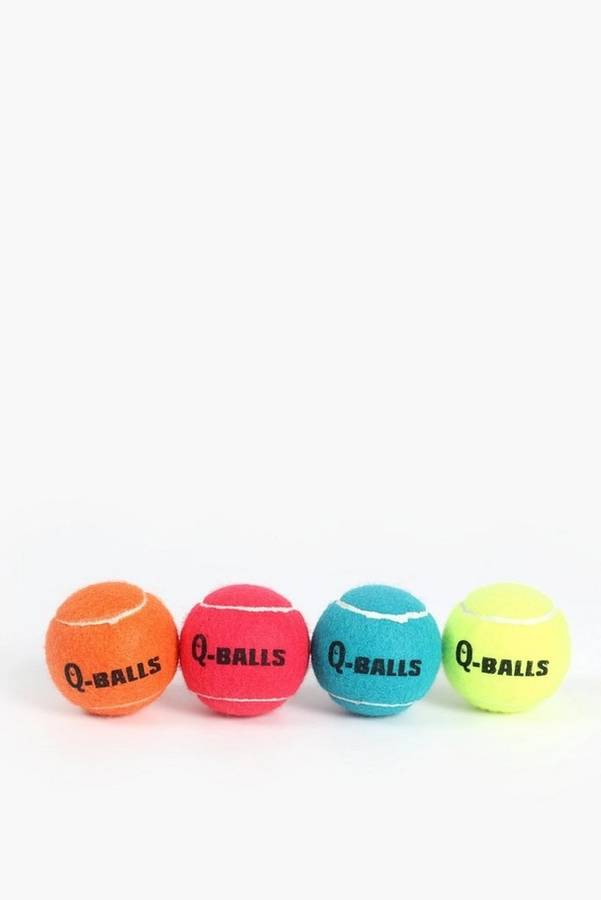 Q-Balls Squeaky Tennis Ball (50mm & 64mm Variants)