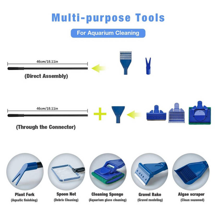 iLonda 5 in 1 Aquarium Cleaning Set