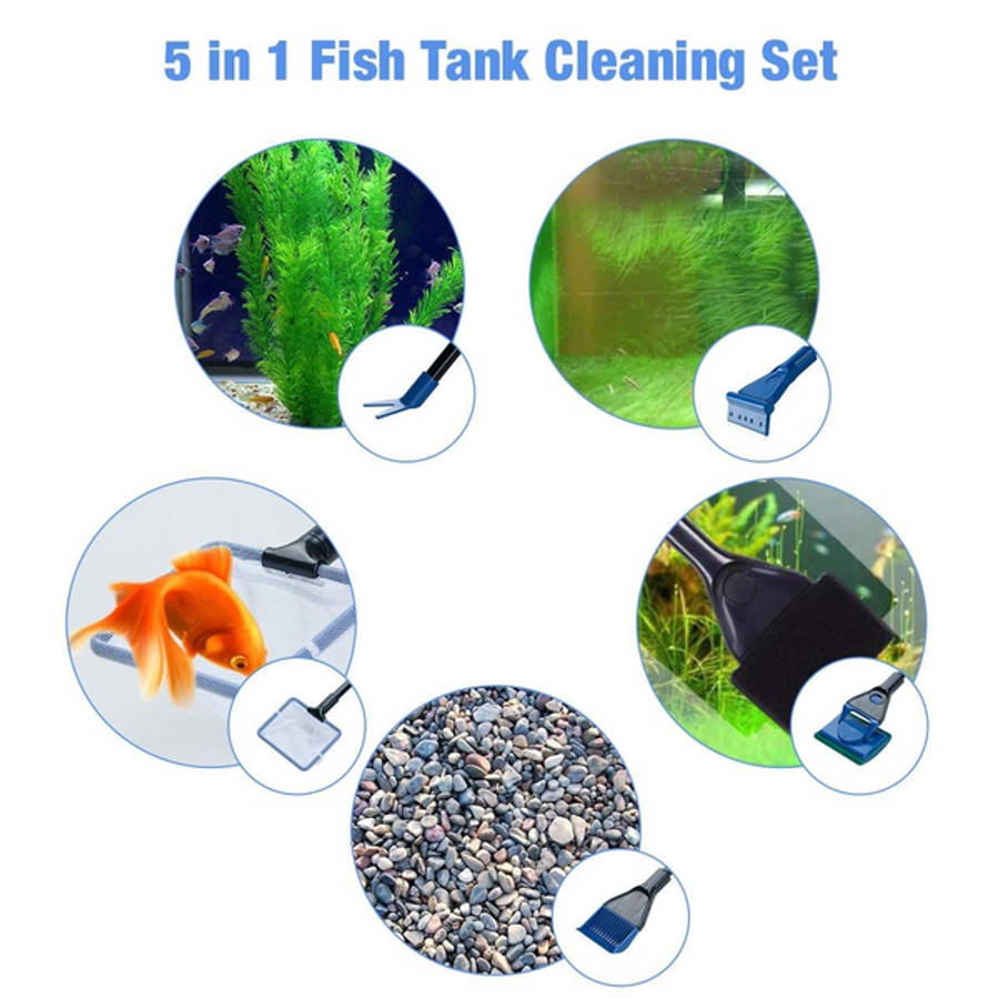 iLonda 5 in 1 Aquarium Cleaning Set