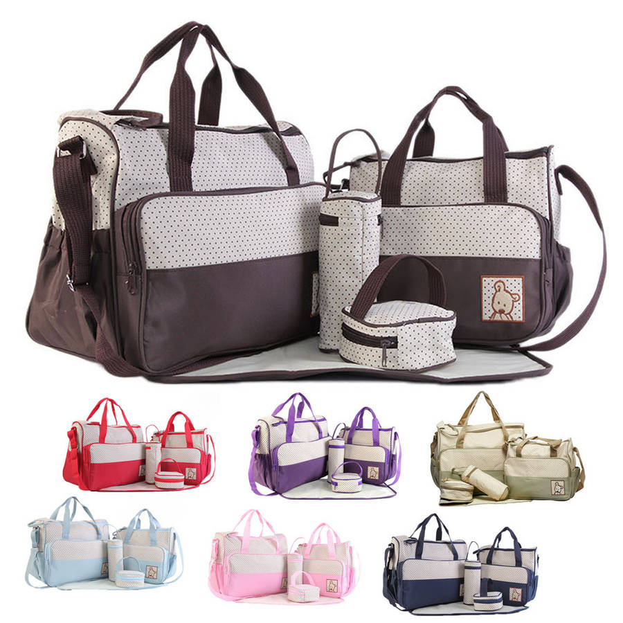 Baby Nappy Changing Bag Set Diaper Bags Shoulder Handbag Mummy Bag ...