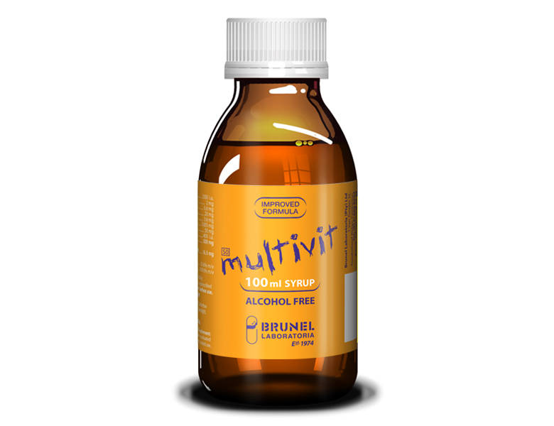 BRUNEL MULTIVITAMIN SYR 100ML