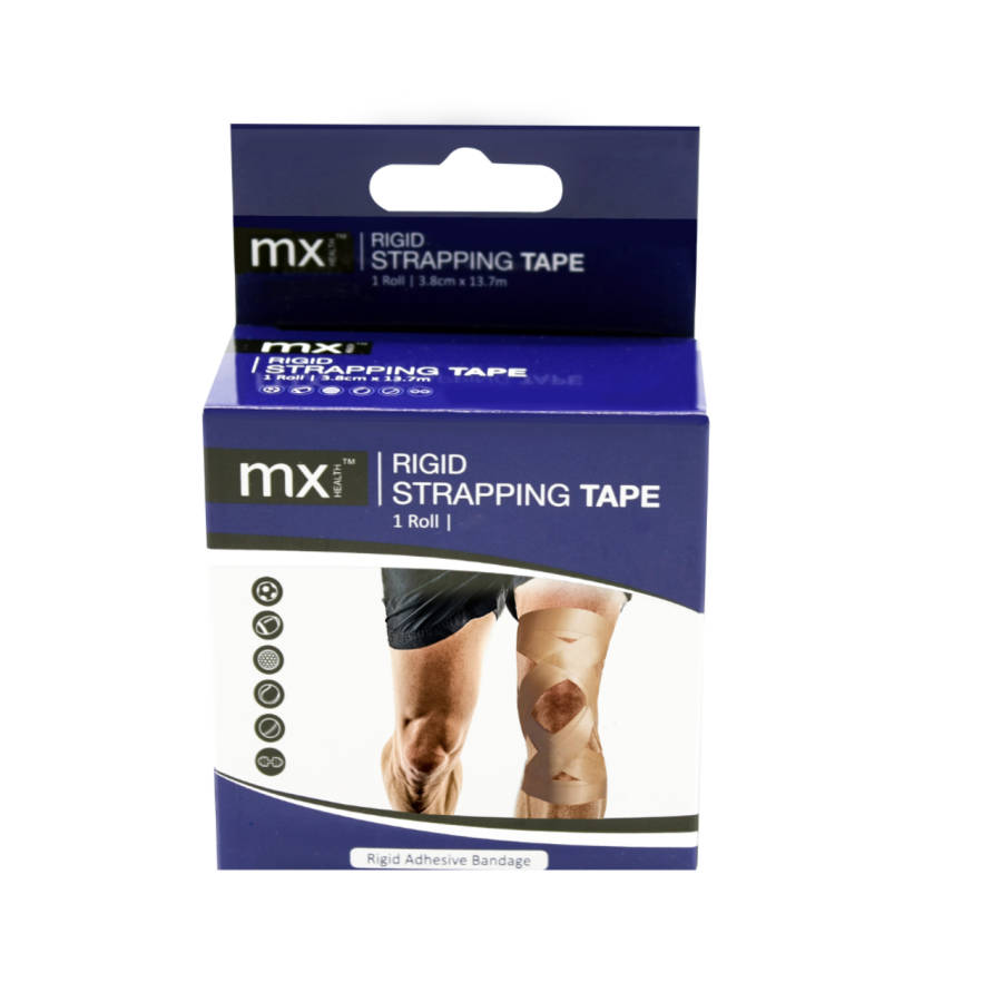 MX RIGID STRAPPING TAPE 38MM BEIGE