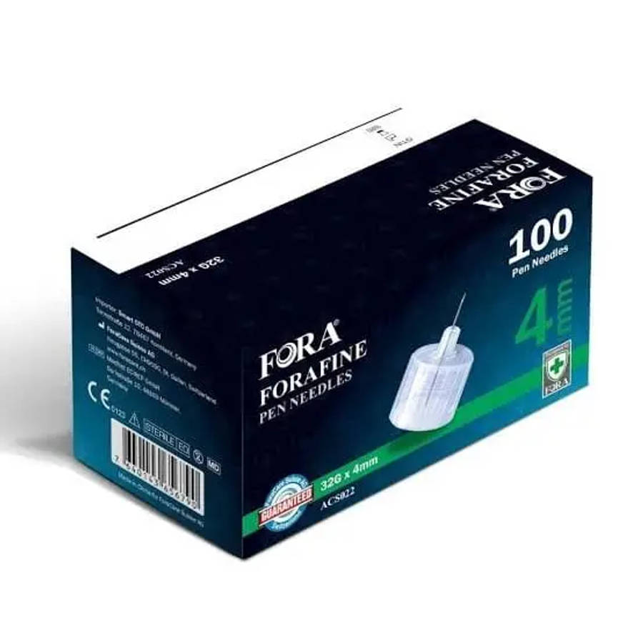 FORAFINE PEN NEEDLE 32G 4MM 100