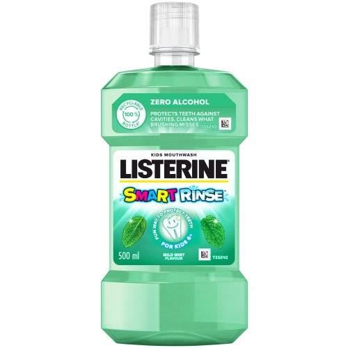 LISTERINE KIDS MWSH 500ML MINT