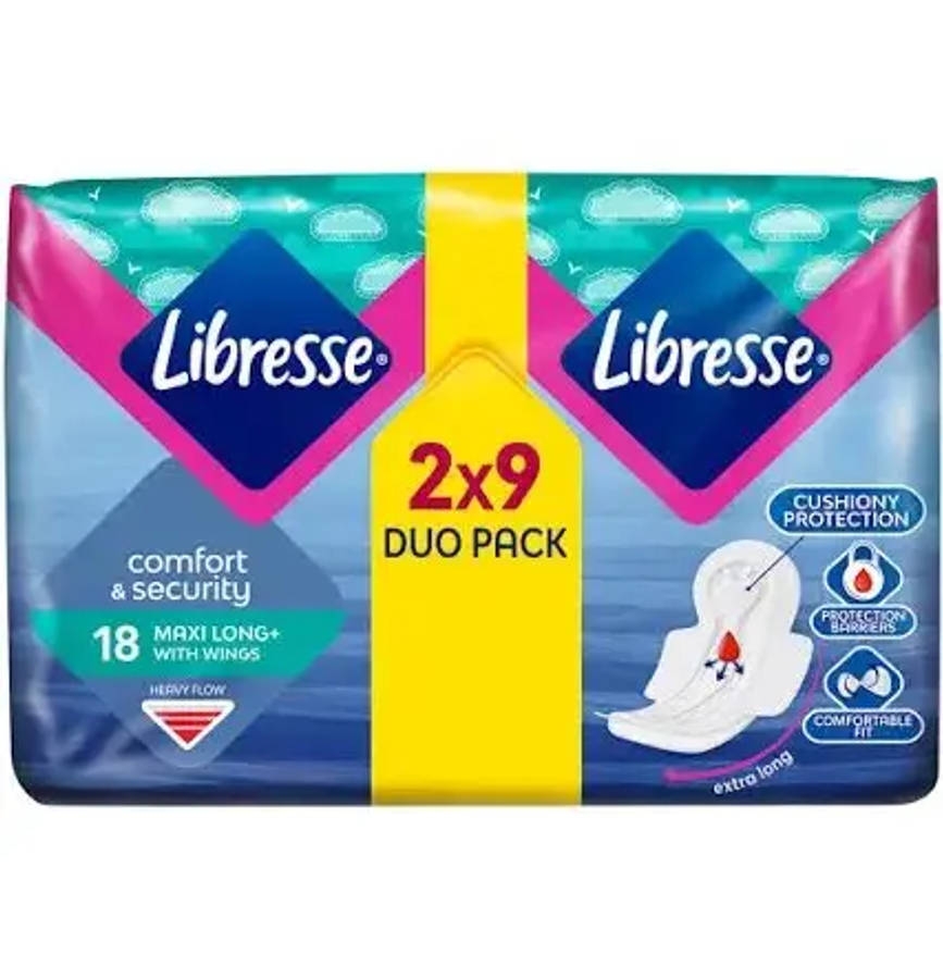 LIBRESSE MAXI COTTON FEEL 18 SUPER DUO