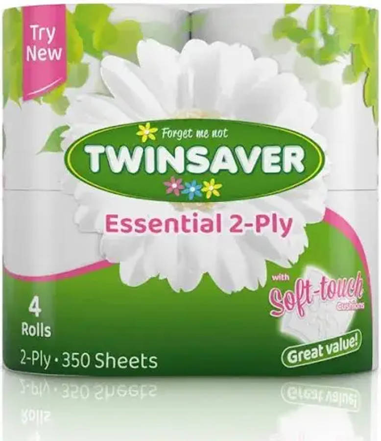 TWINSAVER ESSENTIAL 2PLY 4